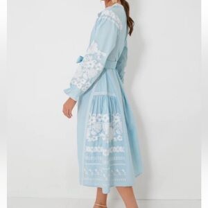 Julia Amory Nantucket Blue Coatue Caftan